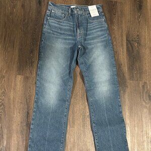 NWT Madewell The Longline Straight Jean